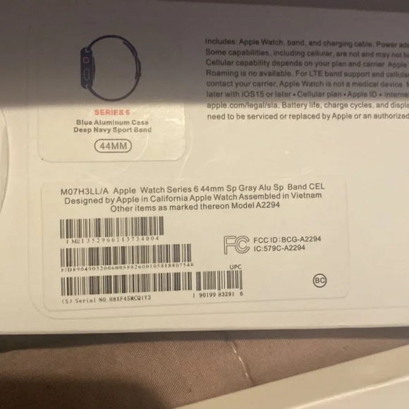 Series 6 Apple Watch GPS & LTE